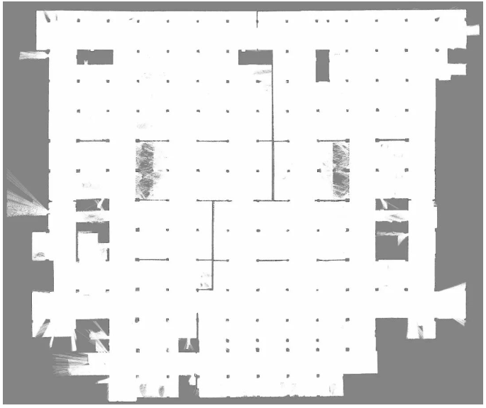 300*300m地下停車場建圖效果